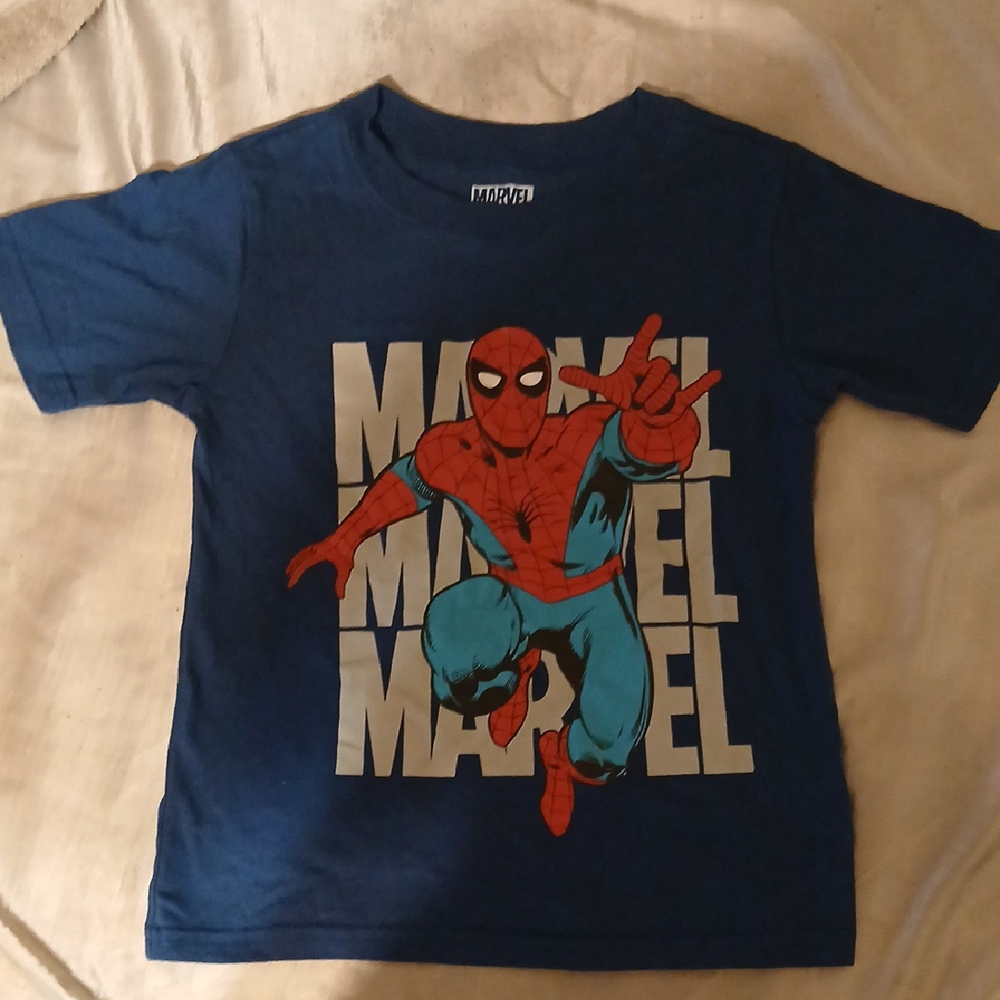 Marvel Spider-Man Graphic Tee in Blue and Red